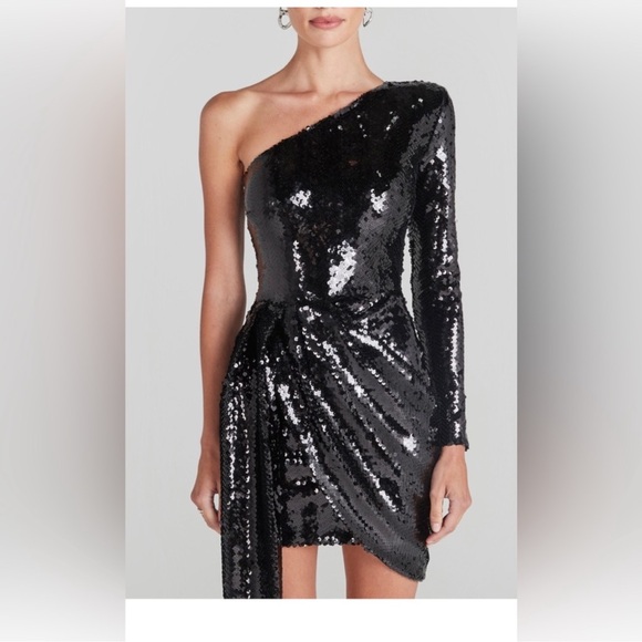 Nadine Merabi black sequin dress - Picture 2 of 2